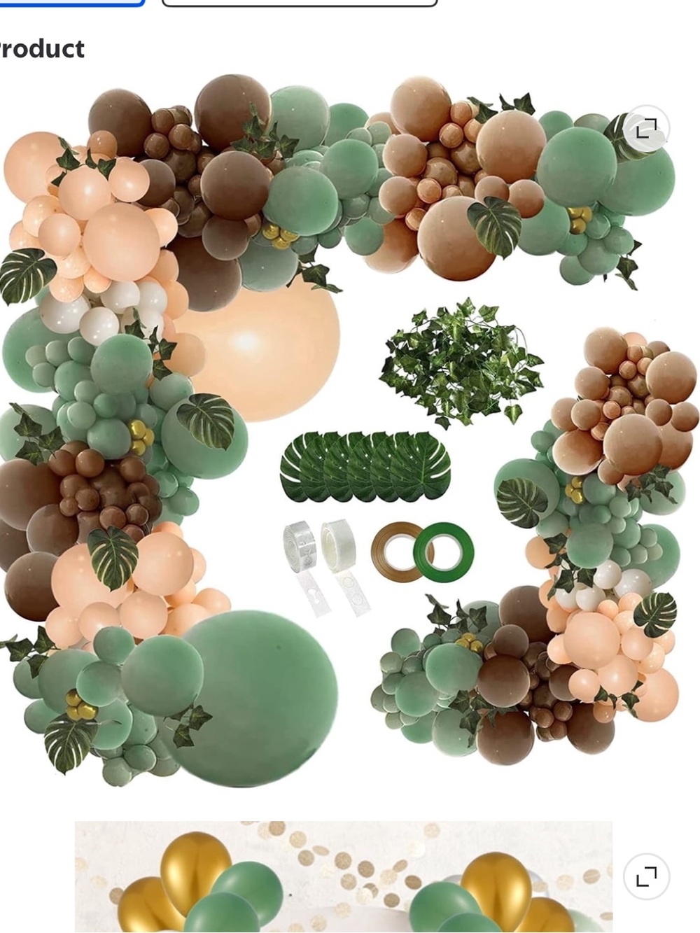 Woodland Themed Balloon Arch Kit